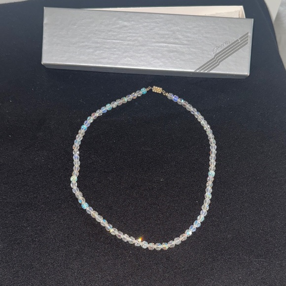 None Jewelry - Dazzling Aurora Borealis Crystal Necklace